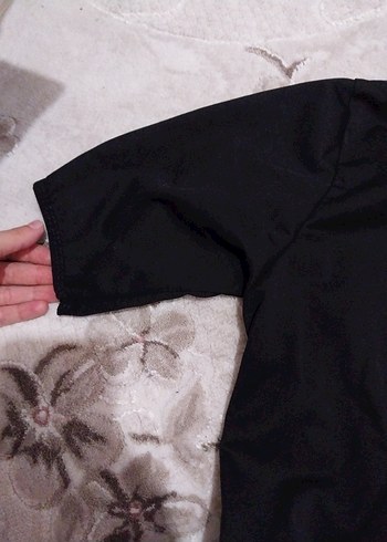 kadin Siyah Yarım Fermuarlı Kısa Kollu termal takım - Görsel 4