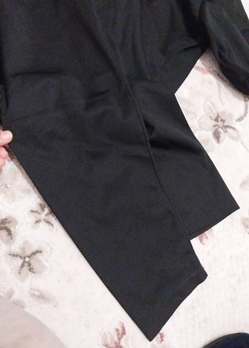 kadin Siyah Yarım Fermuarlı Kısa Kollu termal takım - Görsel 6