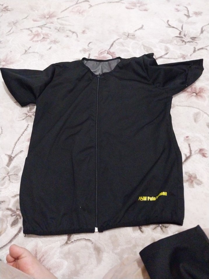 kadin Siyah Yarım Fermuarlı Kısa Kollu termal takım - Görsel 5