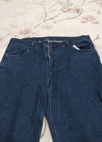 Mavi Loose Fit Kadın Midi Denim Kot Pantolon - Görsel 3