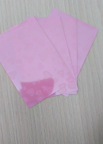 4 adet pembe kalpli kartlık - Görsel 3