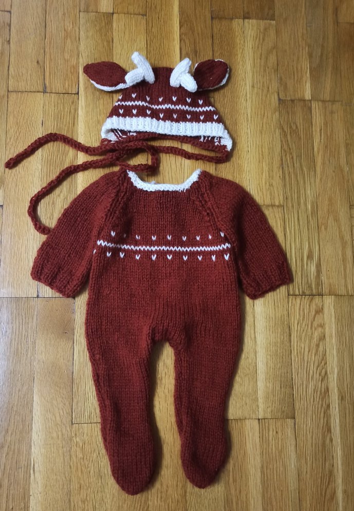 Pembe Örgü Çocuk Bere ve Boyunluk Seti - Görsel 2