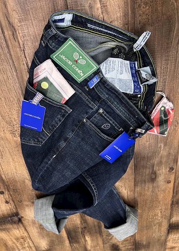 Jacob Cohen Erkek Mavi Regular Fit Denim Jean