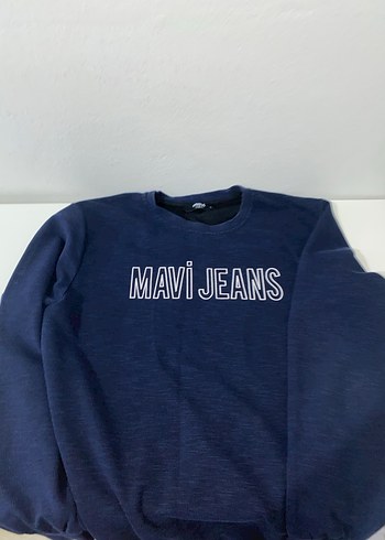 Mavi Triko Sweatshirt - Görsel 2