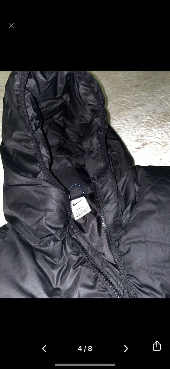 Nike Siyah Kapüşonlu Erkek Mont - Görsel 2