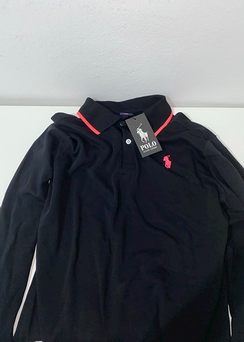 Polo siyah yakalı uzun kol - Görsel 2