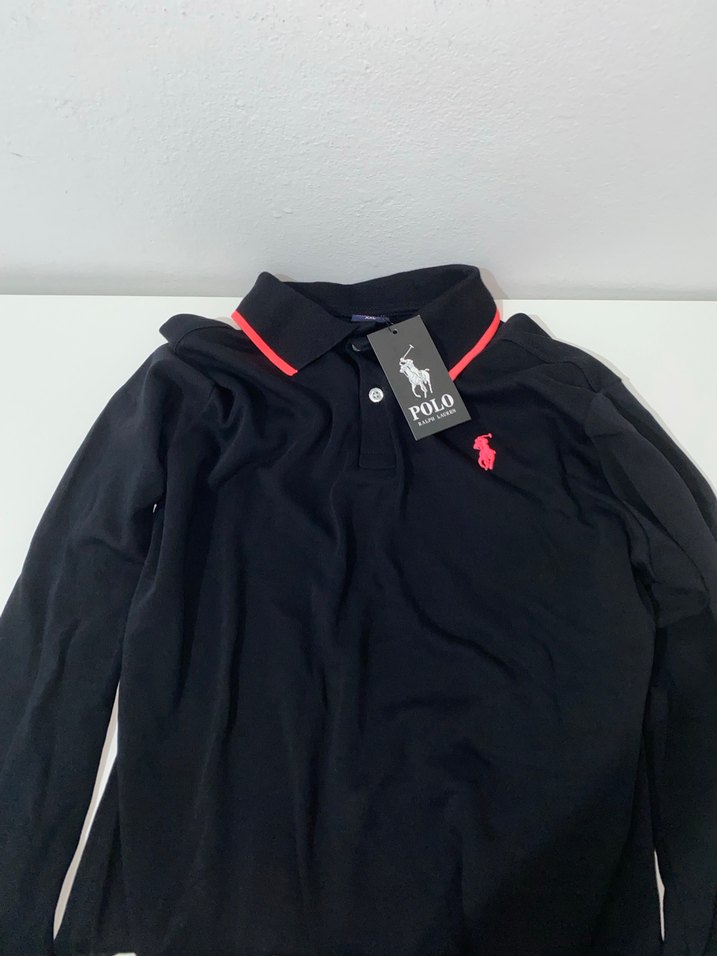 Polo siyah yakalı uzun kol - Görsel 2