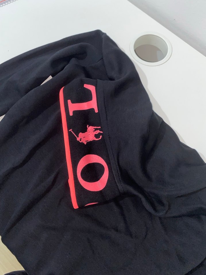 Polo siyah yakalı uzun kol - Görsel 3