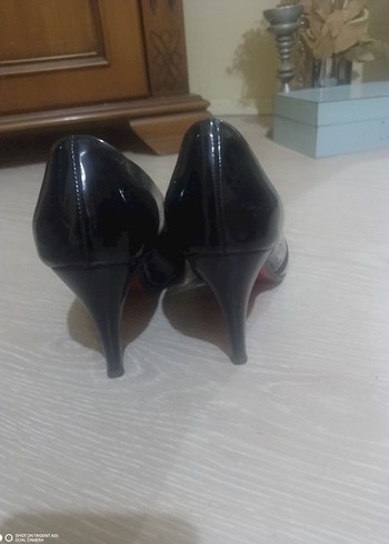 Siyah Rugan Stiletto - Görsel 3