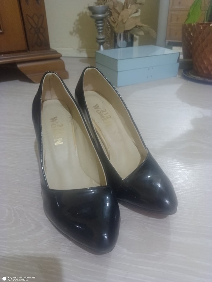 Siyah Rugan Stiletto - Görsel 2