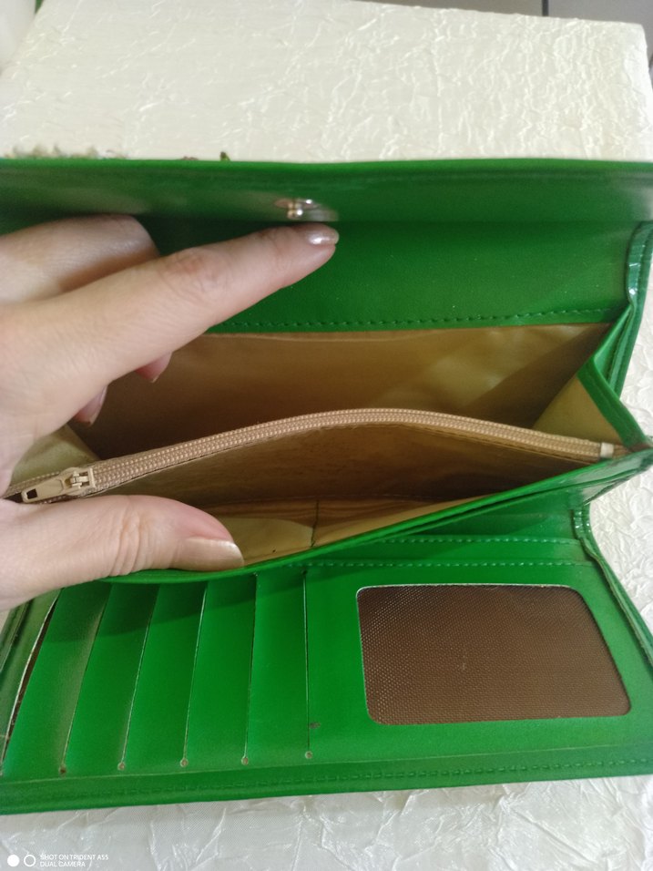Yeşil Kadın Cüzdan - Görsel 3