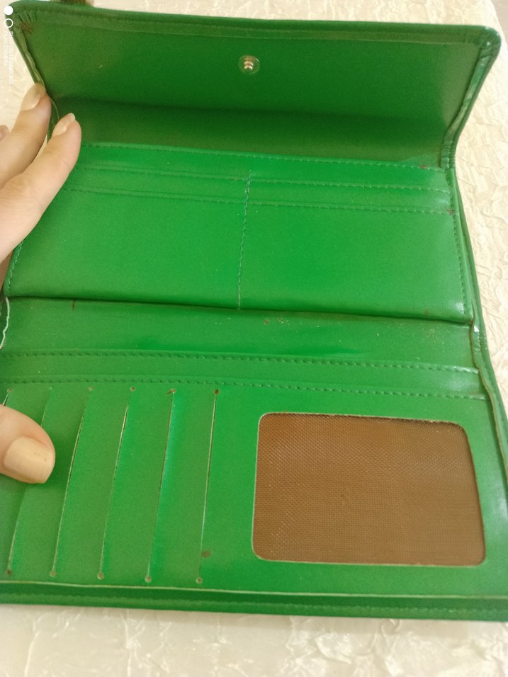 Yeşil Kadın Cüzdan - Görsel 2