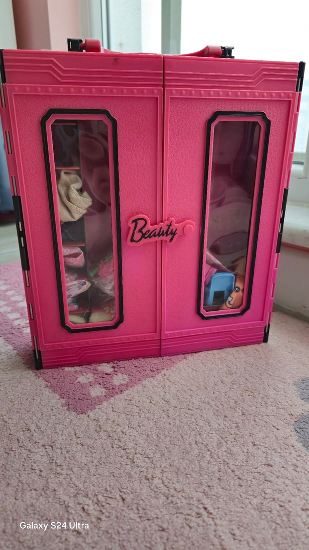 Renkli Çocuk Gardırop Oyuncak Seti - Görsel 4