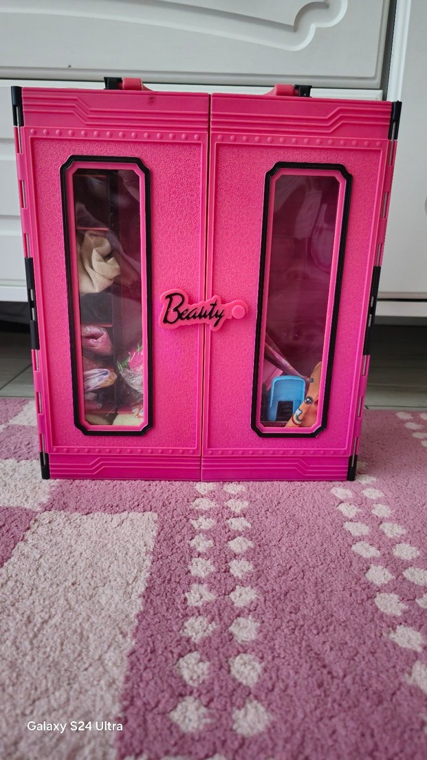 Renkli Çocuk Gardırop Oyuncak Seti - Görsel 2