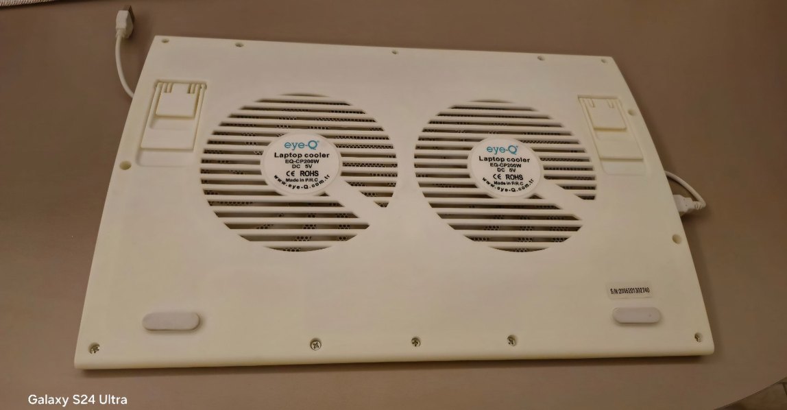 Beyaz Gri Metal Kafesli Vantilatör - Görsel 2