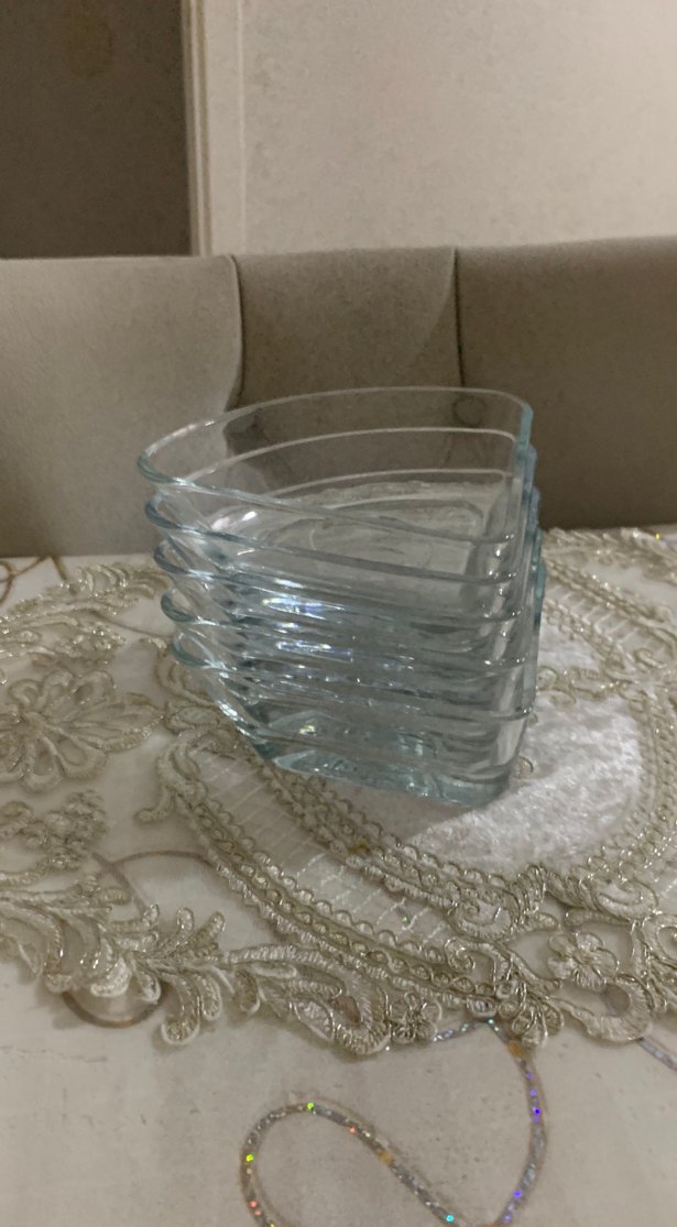 Cam kase Servis Tabağı - Görsel 2