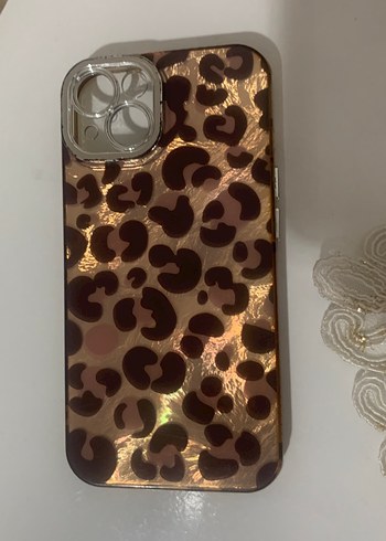 Parlak leopar desenli Telefon Kılıfı - Görsel 2
