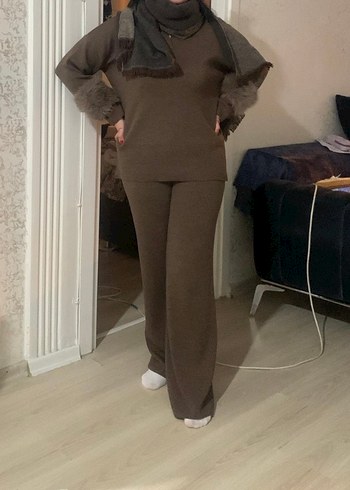 Kahverengi Yumuşak Dokulu Kadın Kazak - Görsel 3