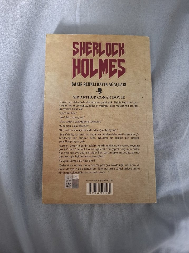 Sherlock Holmes - Bakır Renkli Kayın Ağaçları - Görsel 3