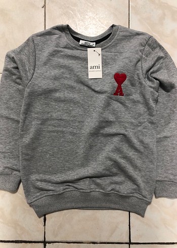 Gri Uzun Kollu Erkek Sweatshirt - Görsel 3