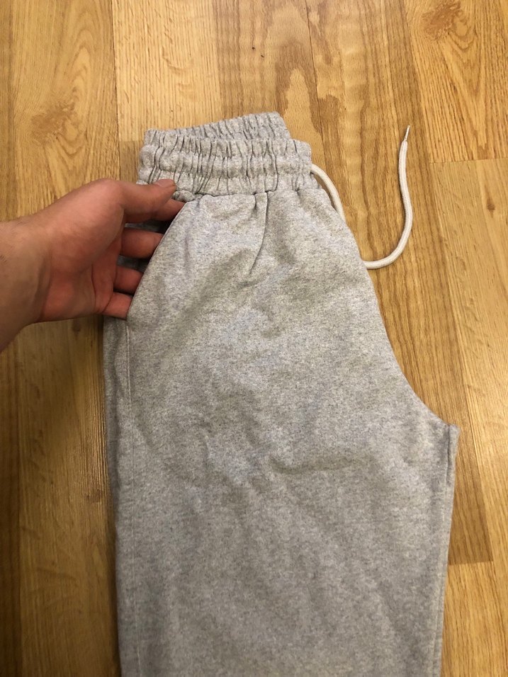 Gri Salaş Kadın  Eşofman Altı - Görsel 2