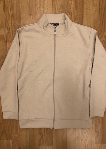 Bej Fermuarlı erkek Keten Ceket - Görsel 3