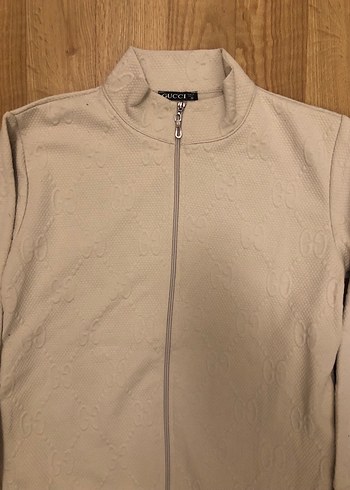 Bej Fermuarlı erkek Keten Ceket - Görsel 2