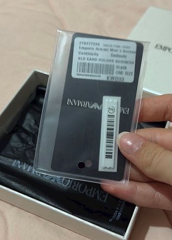 emporio armani orjinal kartlik sifir - Görsel 3