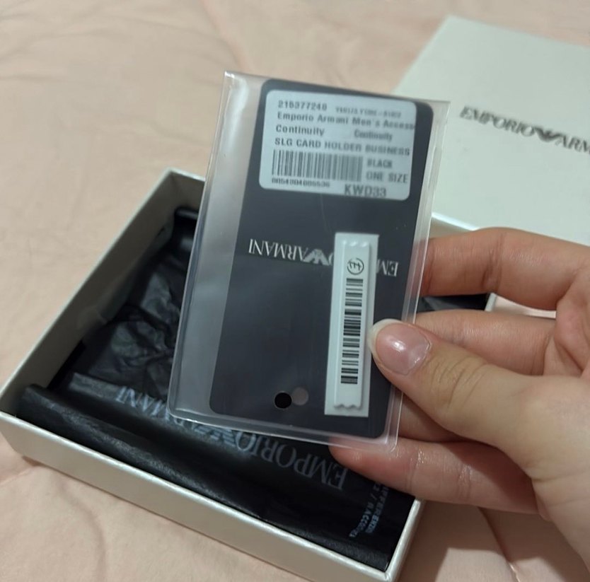 emporio armani orjinal kartlik sifir - Görsel 3