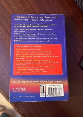 Oxford Wordpower Sözlük Yeni Baskı - Görsel 3