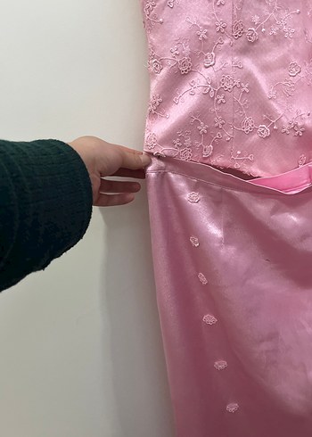 Dantel İşlemeli Mini Vintage Abiye Elbise - Görsel 5