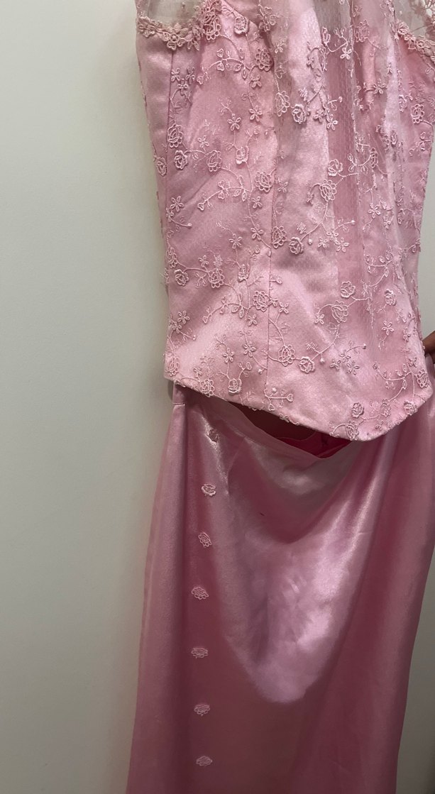 Dantel İşlemeli Mini Vintage Abiye Elbise - Görsel 4