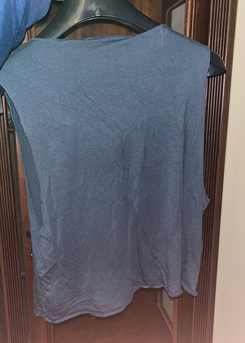 Bohem Gri Baskılı Kolsuz Üst - Görsel 2