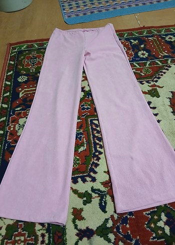 Pembe Bol Kesim Kadın Pantolon - Görsel 5