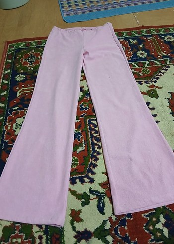 Pembe Bol Kesim Kadın Pantolon - Görsel 4