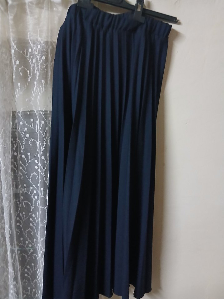 pileli uzun etek - Görsel 2