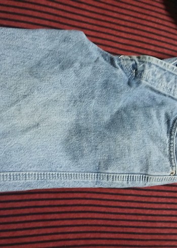 Düğmeli Mavi Erkek pantolon - Görsel 2