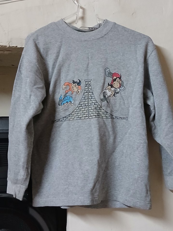 Gri Baskılı Erkek Çocuk Sweatshirt - Görsel 2