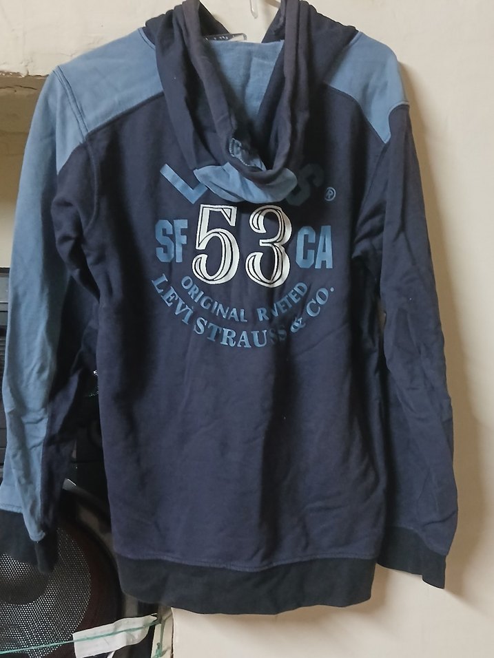 Gri Kapüşonlu Erkek Sweatshirt - Görsel 3