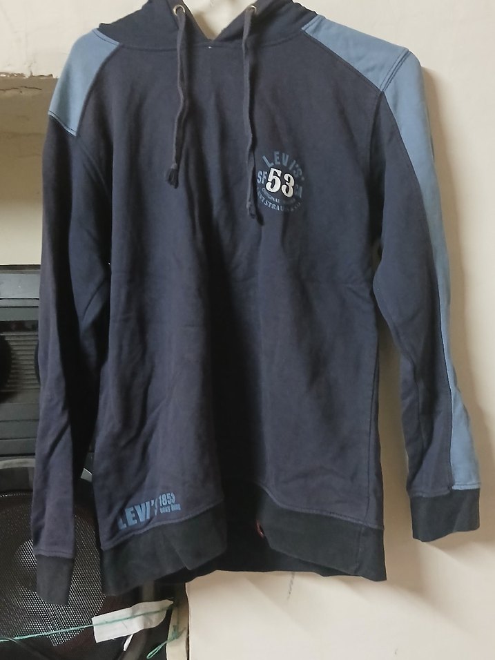 Gri Kapüşonlu Erkek Sweatshirt - Görsel 2