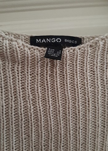 Bej Kadın Triko Bisiklet Yaka Kazak - Görsel 2