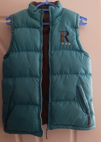 Koyu Mavi Erkek Çocuk Fermuarlı Yelek - Görsel 2