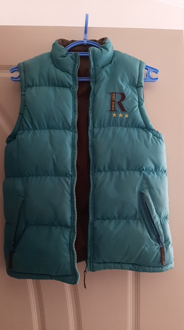 Koyu Mavi Erkek Çocuk Fermuarlı Yelek - Görsel 2