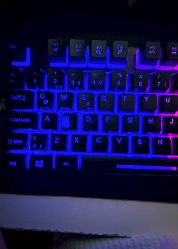 Renkli Piranhar RGB Klavye - Görsel 2