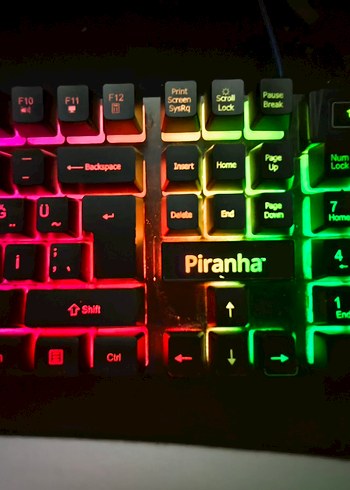 Renkli Piranhar RGB Klavye - Görsel 4