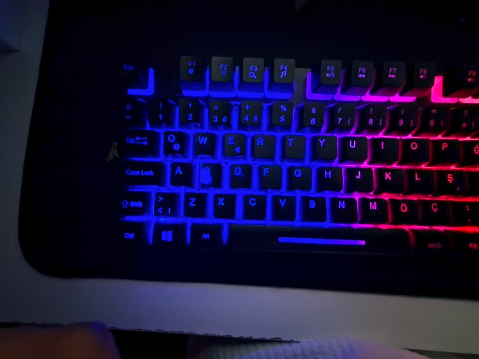 Renkli Piranhar RGB Klavye - Görsel 2