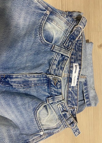 Bershka Yüksek Bel Baggy Jean  EUR 38  Oversize - Görsel 4
