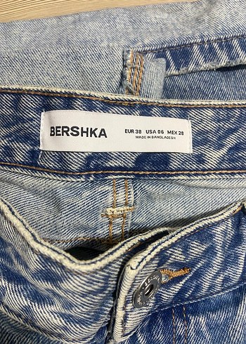 Bershka Yüksek Bel Baggy Jean  EUR 38  Oversize - Görsel 3