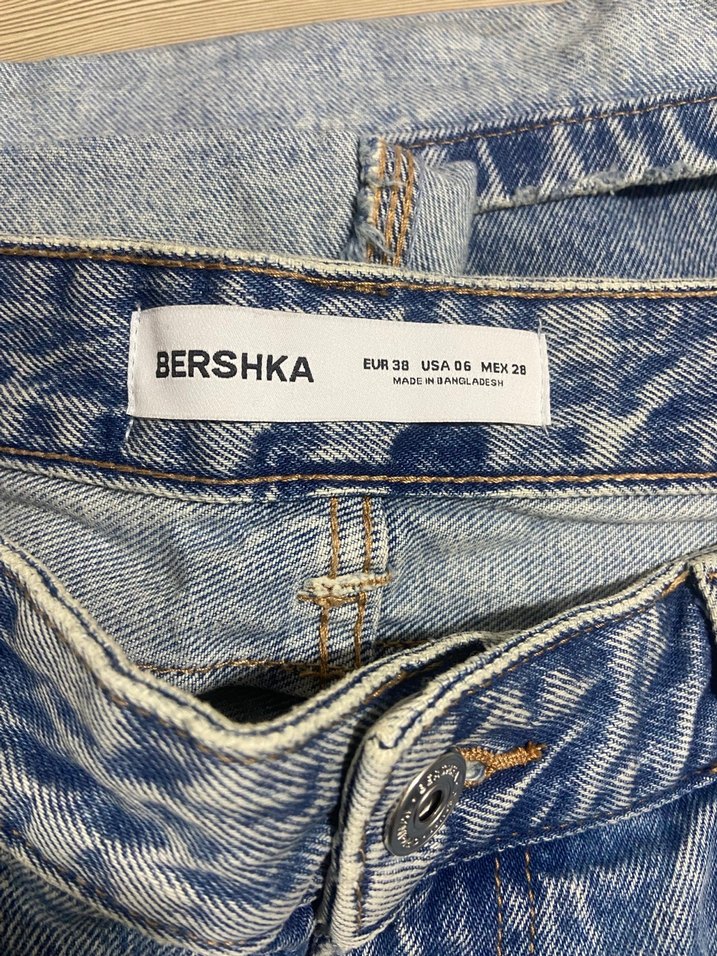Bershka Yüksek Bel Baggy Jean  EUR 38  Oversize - Görsel 3