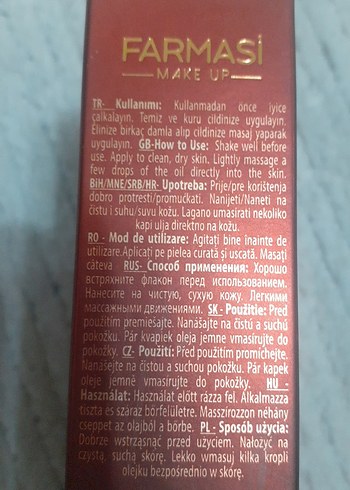 Farmasi Sun Kiss Çok Amaçlı Kuru Yağ 50 ml - Görsel 2